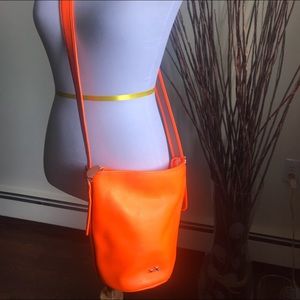 Coach Neon Orange Bucket bag